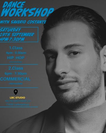 Tickets für Dance Workshop with Saverio Costante am 19.09.2026 - Karten kaufen